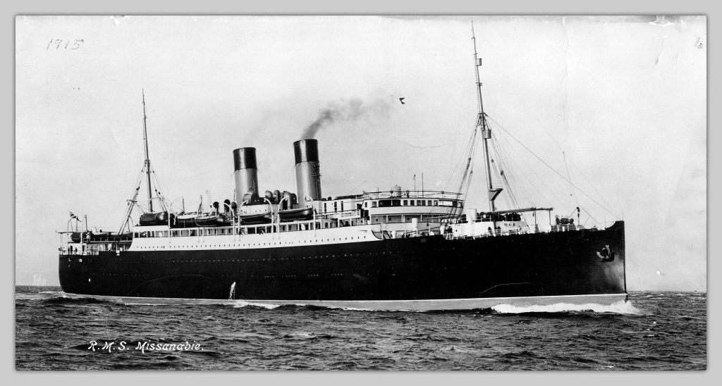 Photo B.000343 SS MISSANABIE CANADIAN PACIFIC LINE 1914 PAQUEBOT OCEAN LINER 