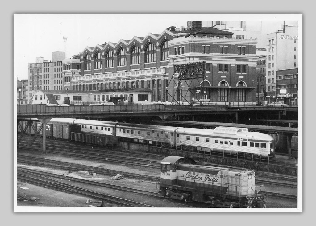 [Vancouver, BC C.P.R. railroad station], [1955?]