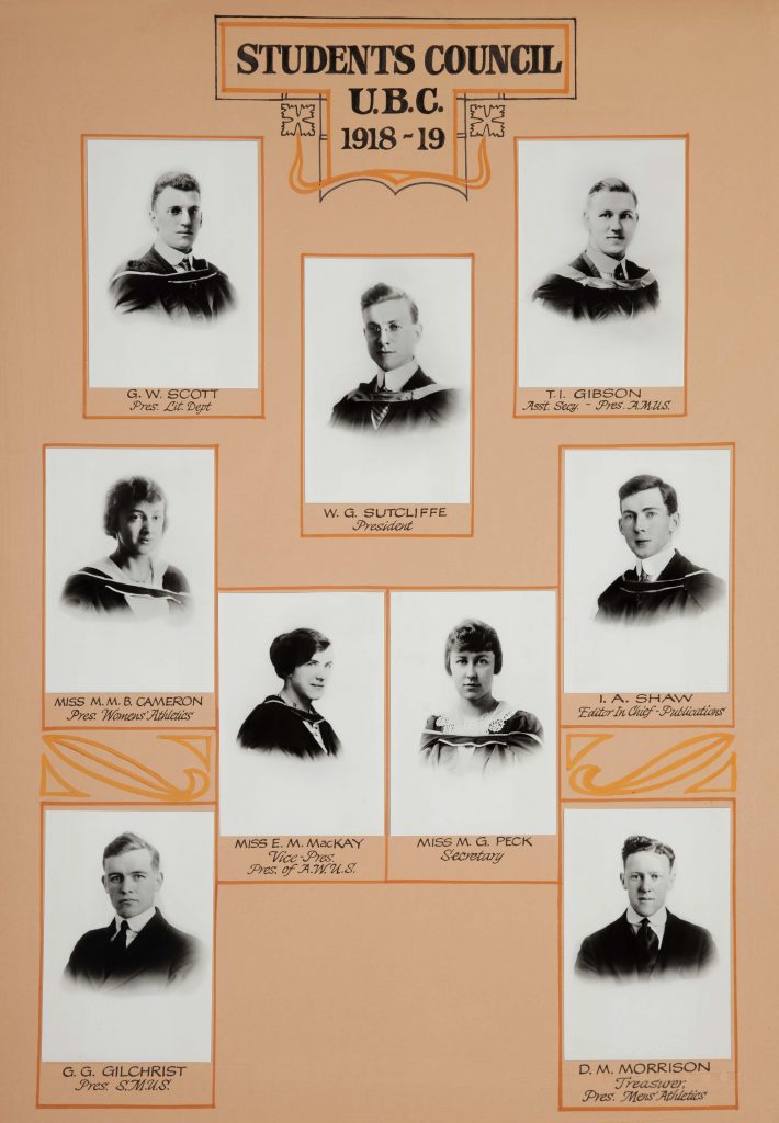 1918-1919 Student Council Composite, 1919