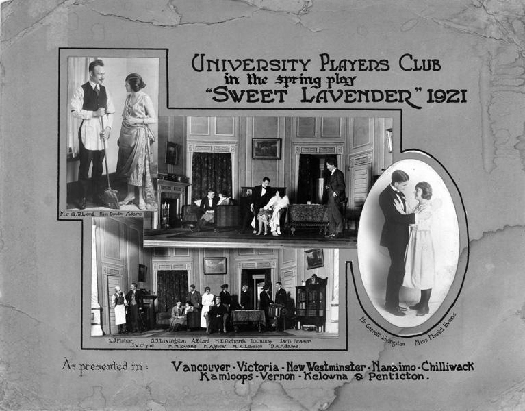 University Players Club production of "Sweet Lavender, 1921-01-01