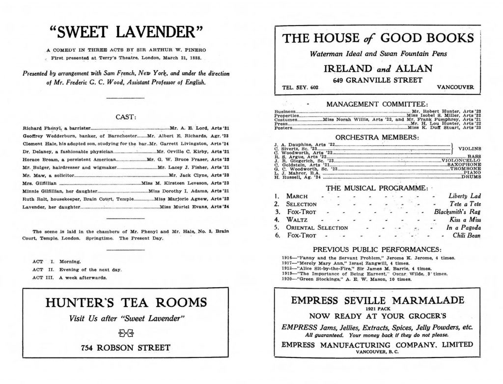 Sweet Lavender, [1921-03-10]