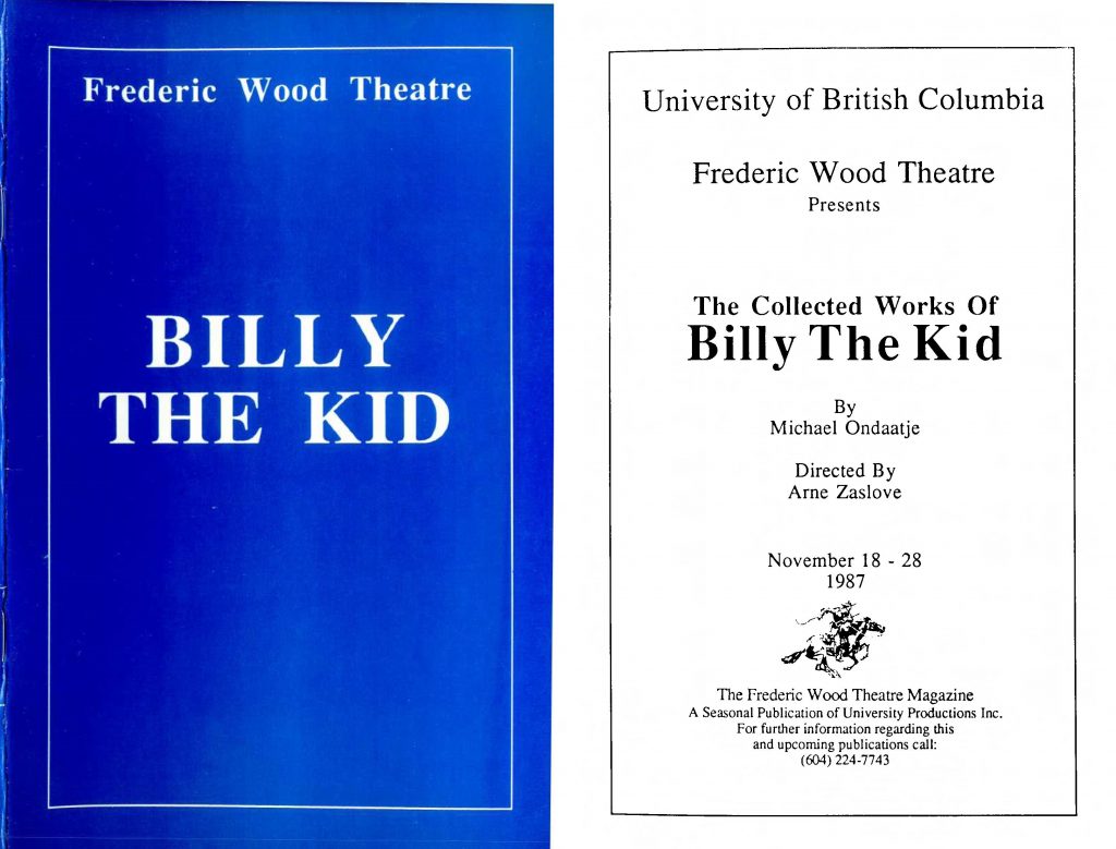 Billy the Kid, [1987-11-18]