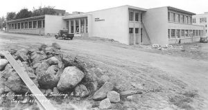 Construction of the Home Economics Building, 1949-08-25