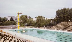 Construction of Empire Pool, 1954-06-14